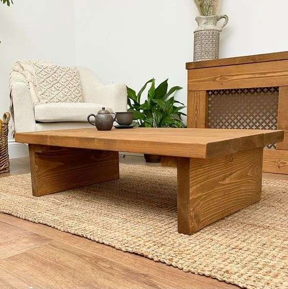 hardwood coffee table