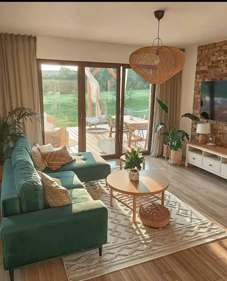 bohemian style living room decor