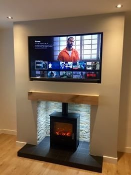 Fireplace ideas with TV